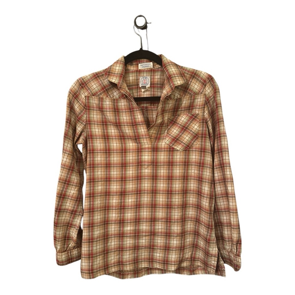 Vintage 70s Plaid Shirt